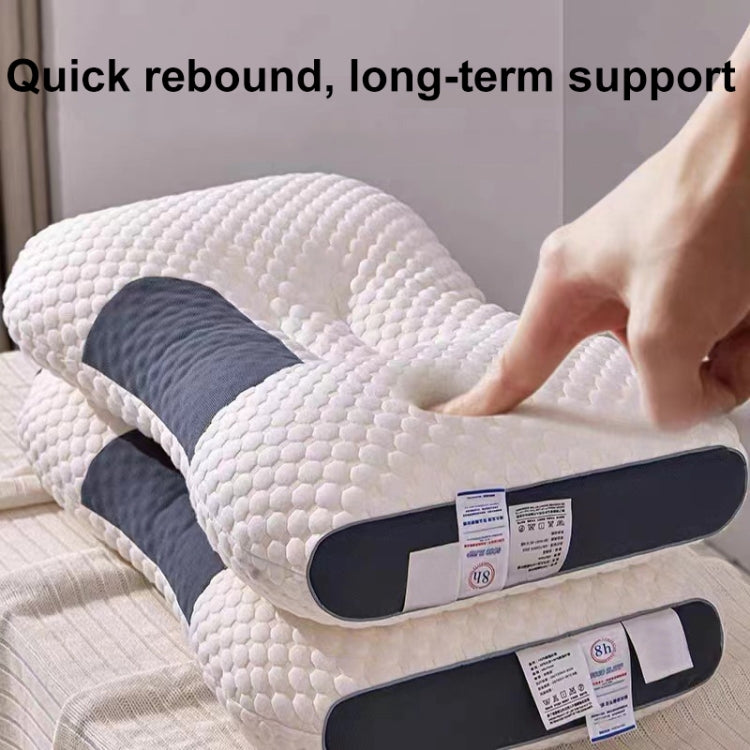 Neck-Protecting Knitted Non-Collapse Pillow Home Partition Massage Pillow, Spec: Low
