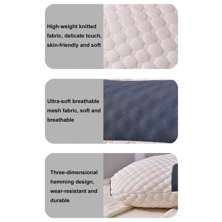 Neck-Protecting Knitted Non-Collapse Pillow Home Partition Massage Pillow, Spec: Low
