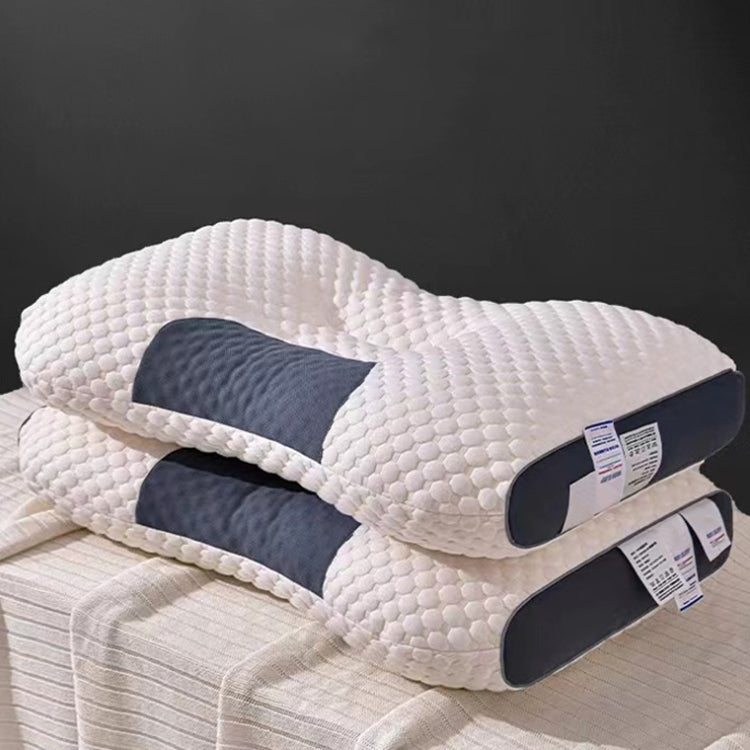 Neck-Protecting Knitted Non-Collapse Pillow Home Partition Massage Pillow, Spec: Low
