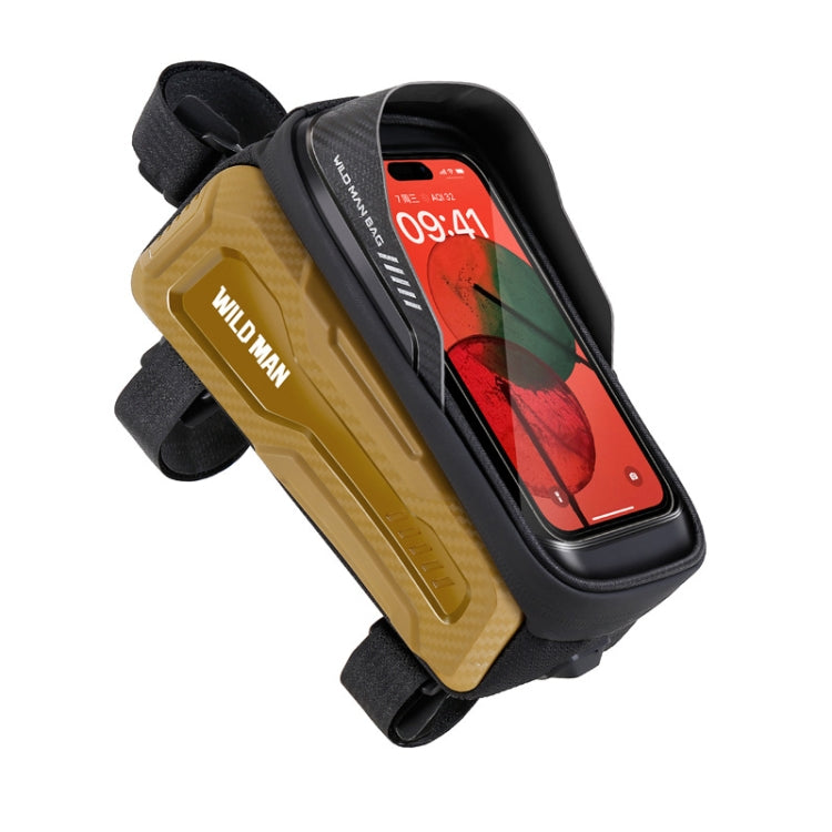 WILD MAN M20 Outdoor Cycling Bicycle Phone Touch Screen Waterproof Front Beam Bag