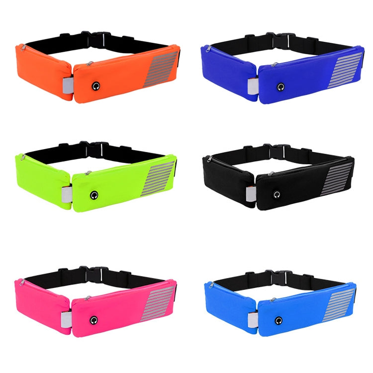 2 PCS Lightweight Double-Pocket Sports Waist Bag Running Riding Waterproof Mobile Phone Bag