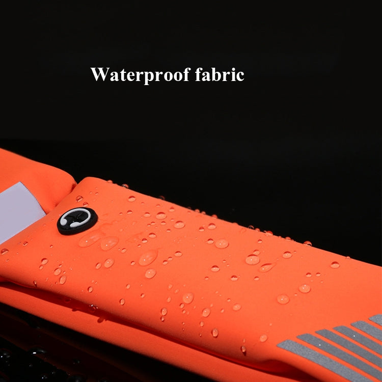 2 PCS Lightweight Double-Pocket Sports Waist Bag Running Riding Waterproof Mobile Phone Bag