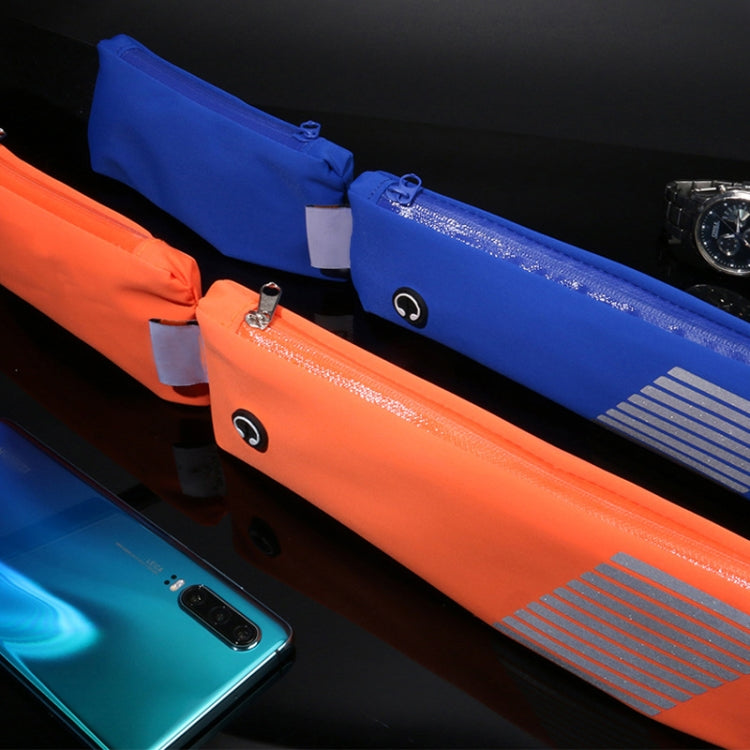 2 PCS Lightweight Double-Pocket Sports Waist Bag Running Riding Waterproof Mobile Phone Bag