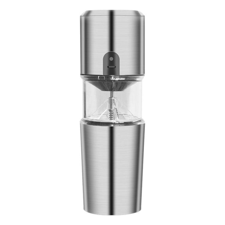 YX-911 Stainless Steel Coffee Beans Grinding Machine Portable USB Charging Mill(Silver Gray)