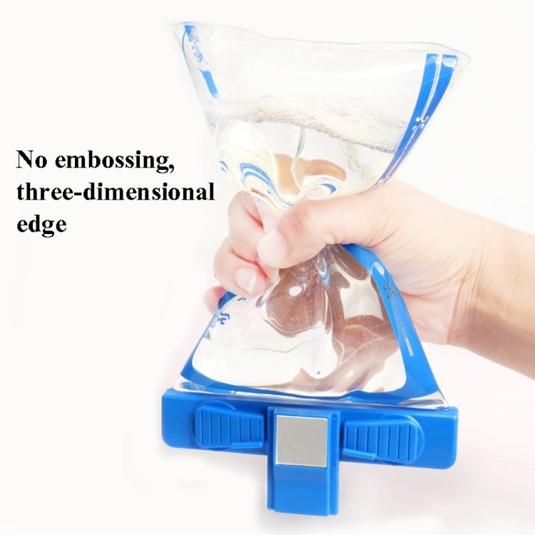 3 PCS Mobile Phone Waterproof Bag Swimming Diving Mobile Phone Sealed Protective Cover With Survival Whistle, Specificationï¼š No Armband  (Blue)