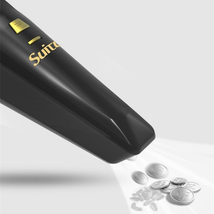 Handheld Multifunctional High-Power Powerful Car Vacuum Cleaner No-Wired Vacuum Cleaner (Black)