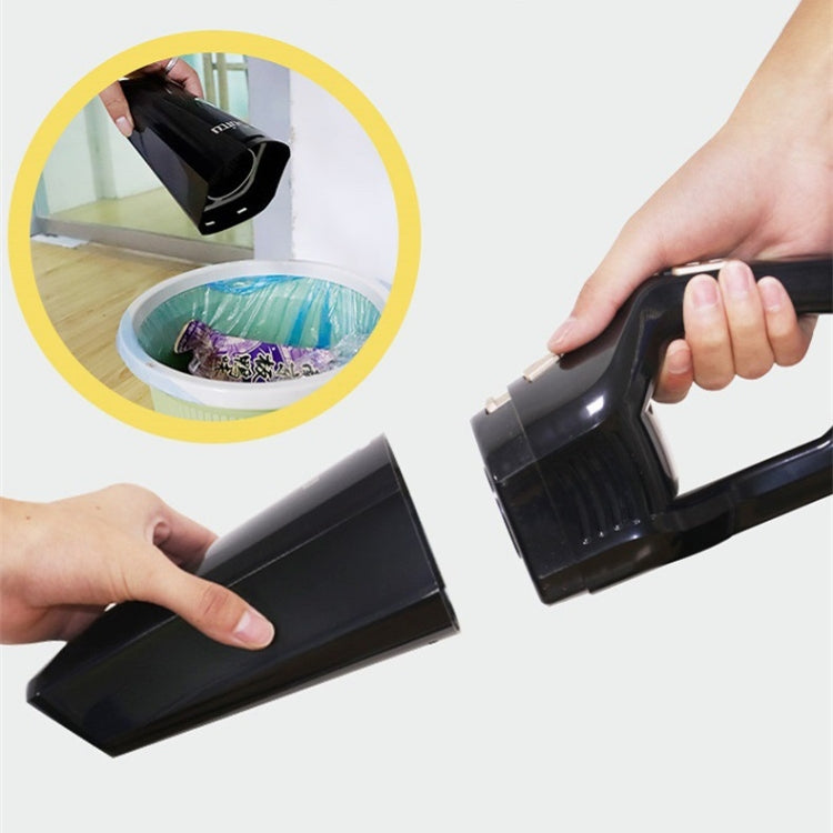 Handheld Multifunctional High-Power Powerful Car Vacuum Cleaner Vacuum Cleaner with Cable (White)