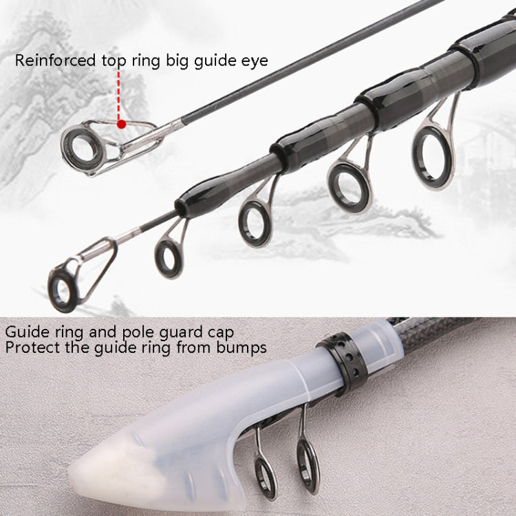 Carbon Telescopic Luya Rod Short Section Fishing Throwing Rod, Length: 3.3m