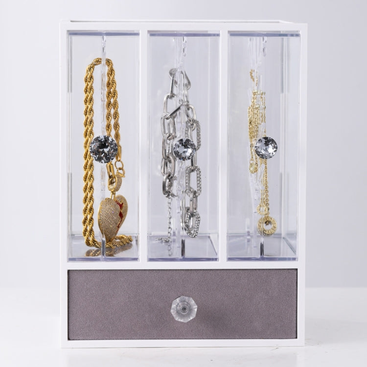 Earrings Necklace Jewelry Storage Box Household Multifunctional Folding Portable Display Stand, Style : Single Flannel