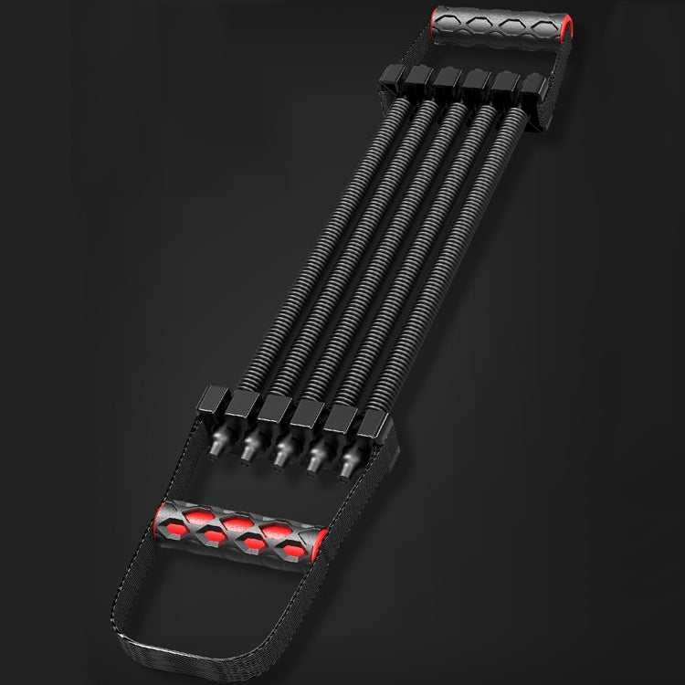 2 in 1 5-Speed Adjustable Multi-Function Puller Chest Expansion Pedal Puller, Strength: 60-300 Pounds