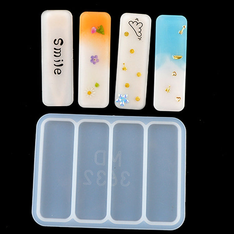 10 PCS Hair Clip Mold DIY Crystal Epoxy Mold Homemade Personality Girl Hair Clip Mold