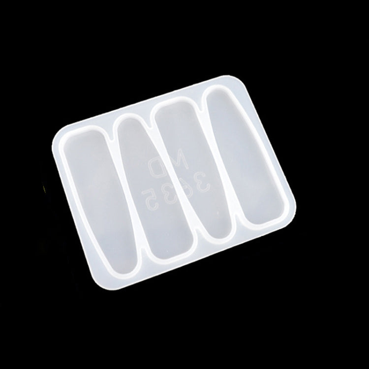 10 PCS Hair Clip Mold DIY Crystal Epoxy Mold Homemade Personality Girl Hair Clip Mold