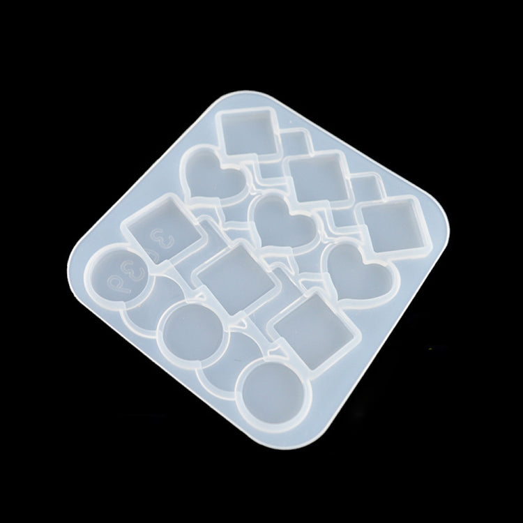 10 PCS Hair Clip Mold DIY Crystal Epoxy Mold Homemade Personality Girl Hair Clip Mold