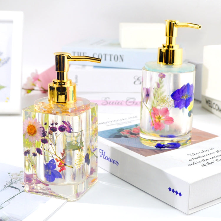 DIY Perfume Bottle Mold Drop Hand Bottle Mirror Bottle Mold, Specification: MD3707 + Gold Silver Nozzle Each