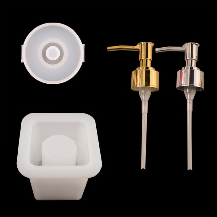 DIY Perfume Bottle Mold Drop Hand Bottle Mirror Bottle Mold, Specification: MD3708 + Gold Silver Nozzle Each