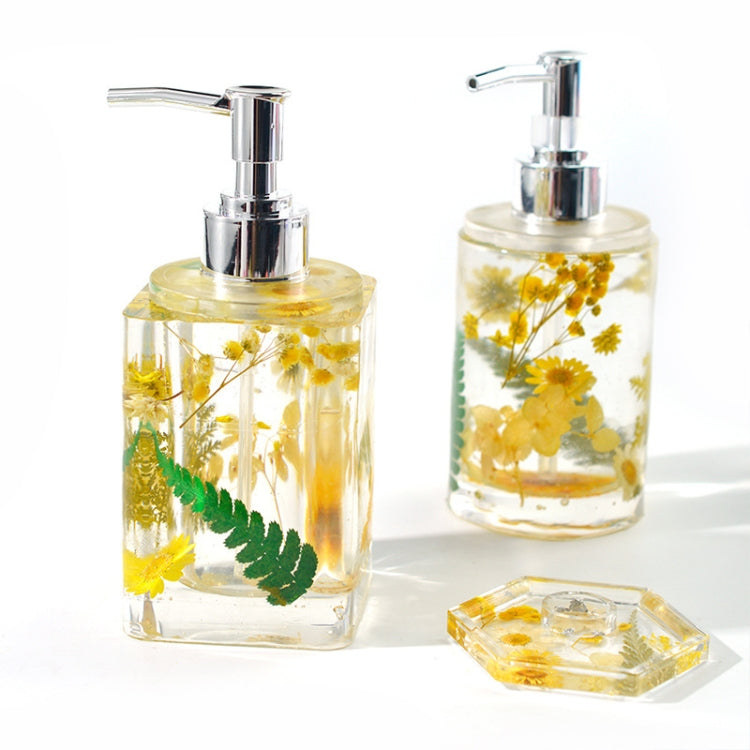 DIY Perfume Bottle Mold Drop Hand Bottle Mirror Bottle Mold, Specification: MD3708 + Gold Silver Nozzle Each