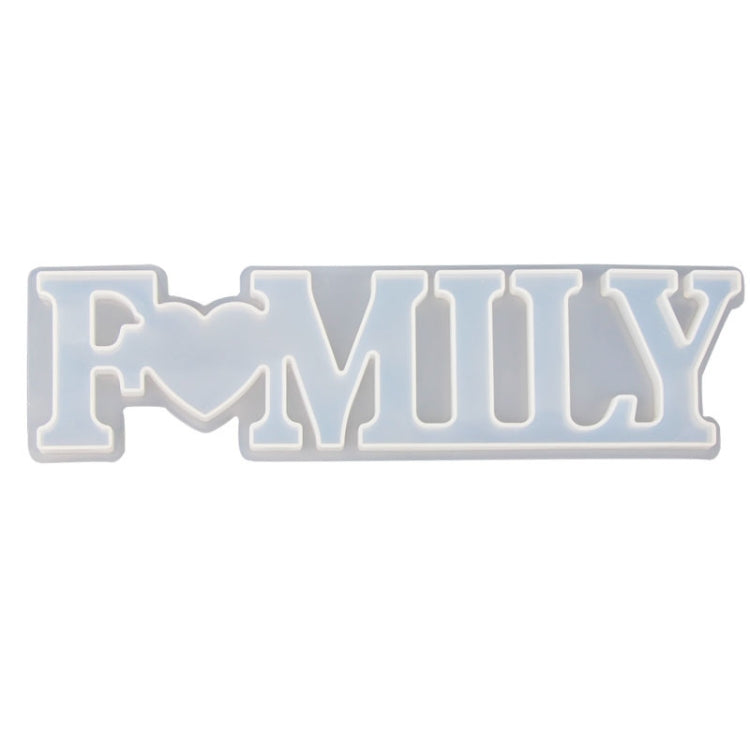 2 PCS DIY Crystal Epoxy Silicone Letter Mold