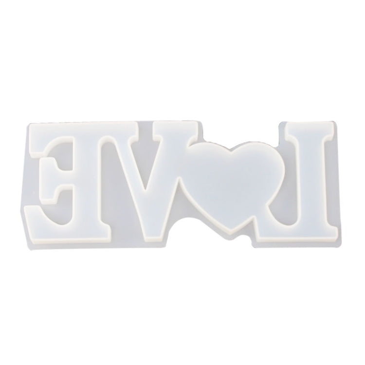 2 PCS DIY Crystal Epoxy Silicone Letter Mold