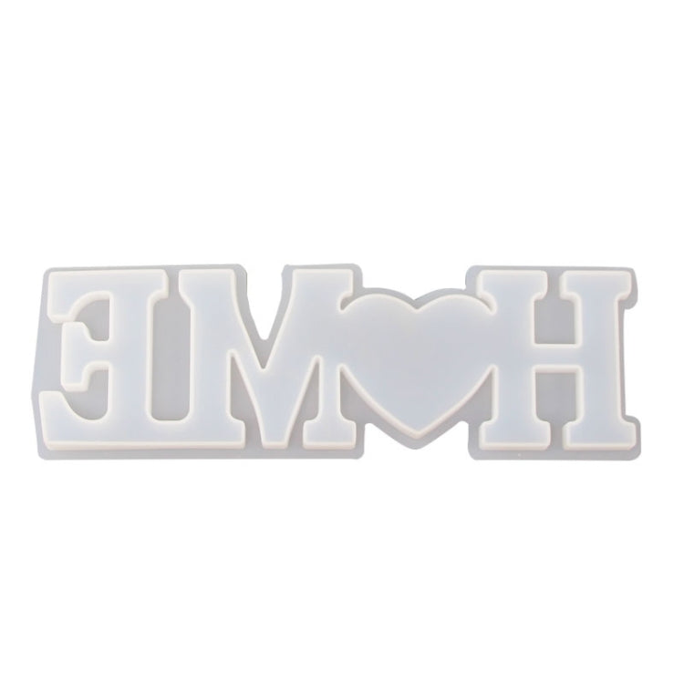 2 PCS DIY Crystal Epoxy Silicone Letter Mold