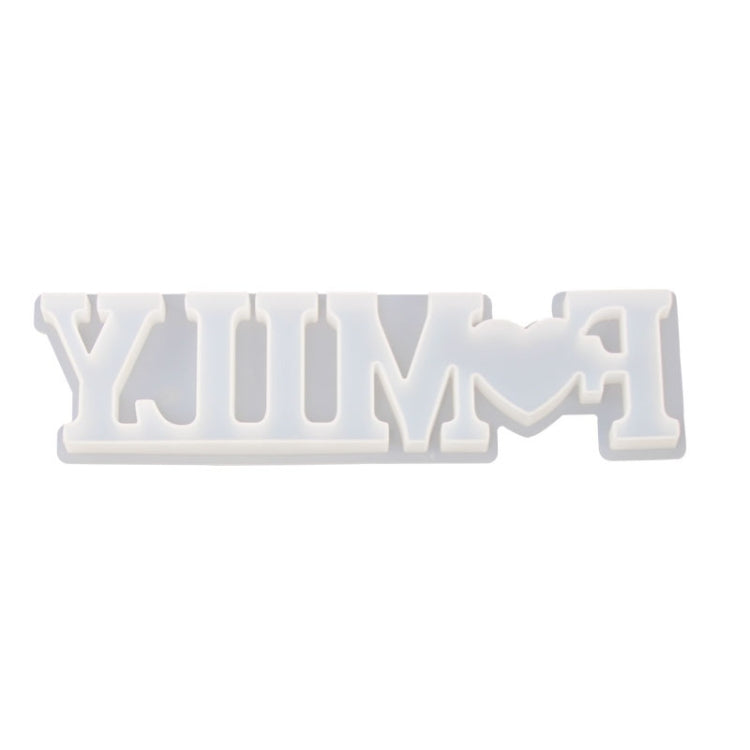 2 PCS DIY Crystal Epoxy Silicone Letter Mold