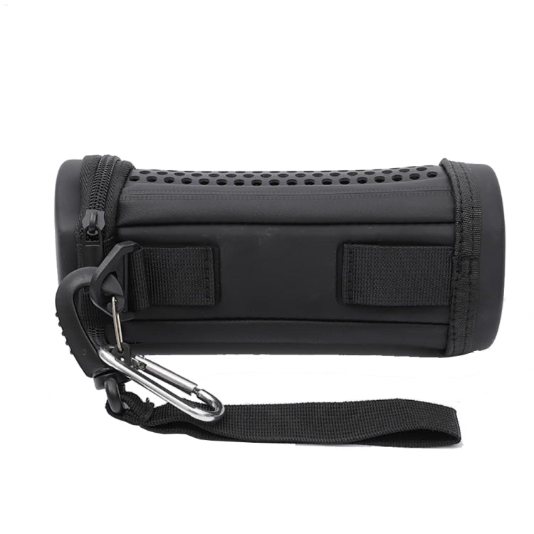 For JBL Flip 5 Bluetooth Speaker Storage Box Kaleidoscope Hollow Protective Cover(Black)