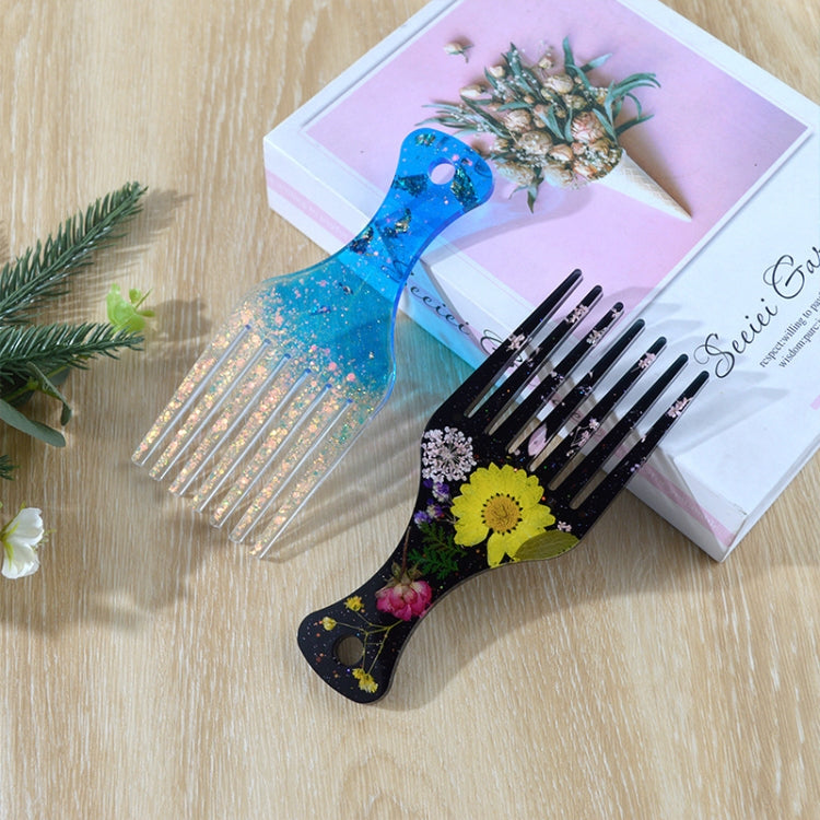 2 PCS DIY Crystal Elastic Mold Comb Silicone Mold(MD3618)
