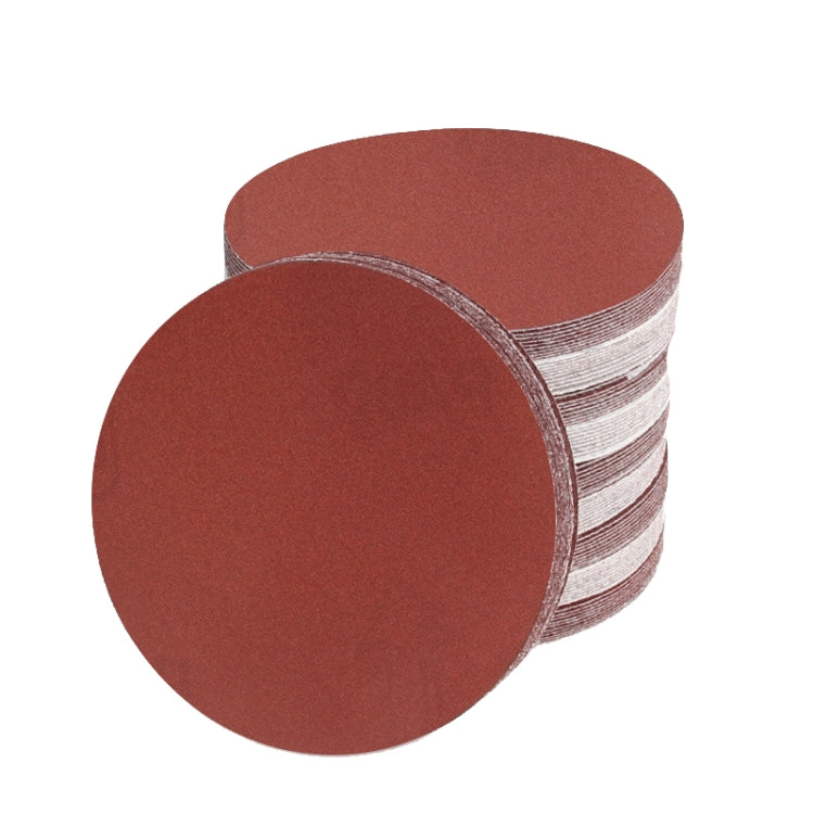 100 PCS 5 Inch Dry Grinding Sandpaper Self-Adhesive Flocking Sharpened Disc Polisher, Granularity: 400 Mesh Without Hole