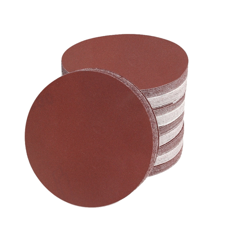 100 PCS 5 Inch Dry Grinding Sandpaper Self-Adhesive Flocking Sharpened Disc Polisher, Granularity: 600 Mesh Without Hole