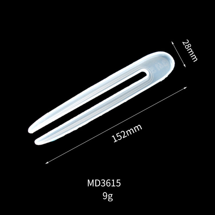 6 PCS DIY Crystal Drops Hairpin Mold Headwear Accessories Silicone Mold