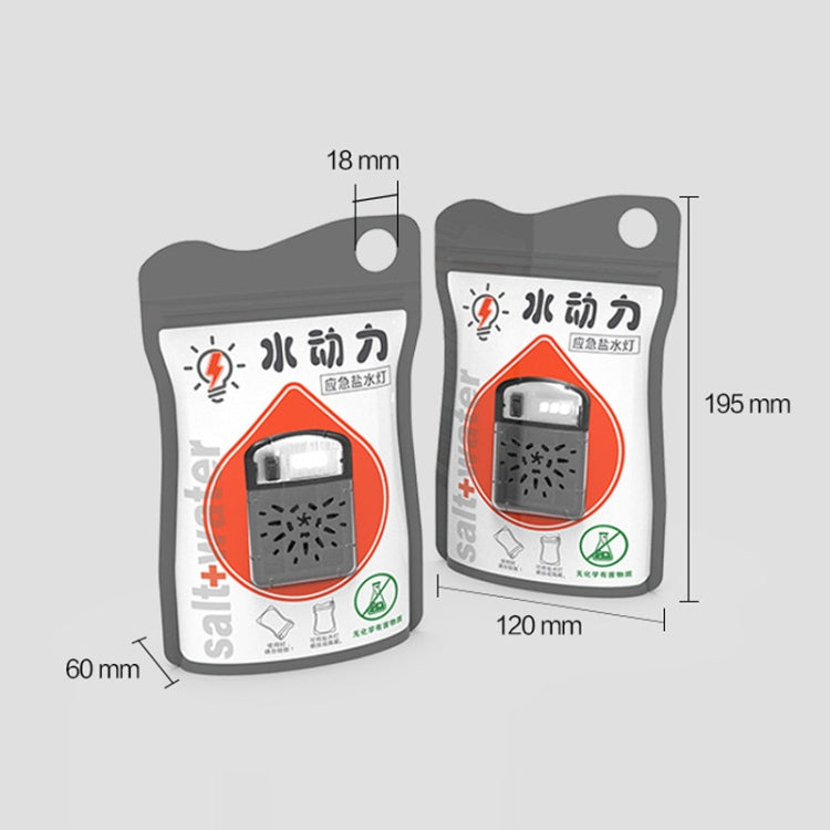 YS-01 Emergency Saltwater Power Light Mini Outdoor Cycling Light Portable Tent LED Camping Light(English Version)