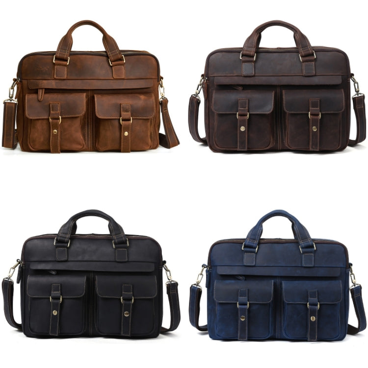 6360 Men Business Briefcase 17 Inch Laptop Computer Messenger Bag