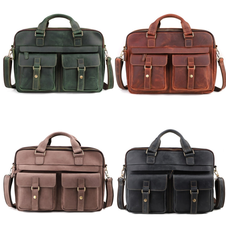 6360 Men Business Briefcase 17 Inch Laptop Computer Messenger Bag
