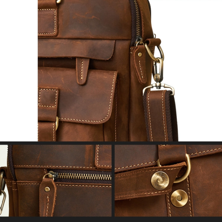 6360 Men Business Briefcase 17 Inch Laptop Computer Messenger Bag