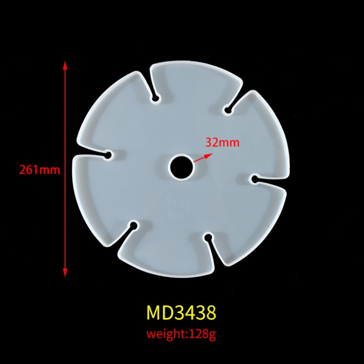 DIY Wine Frame Mold Set Silicone Geometric Circular Wine Glass Shelf Mold, Specificationsï¼š MD3438