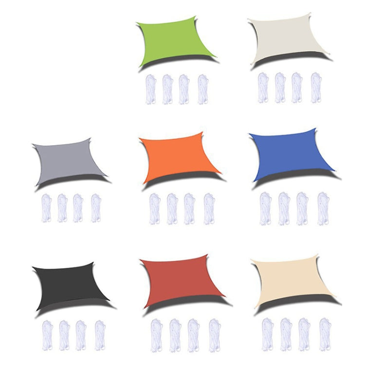 Outdoor Garden Sunshade Sail Waterproof Anti-UV Canopy, Size: 2m x 4m