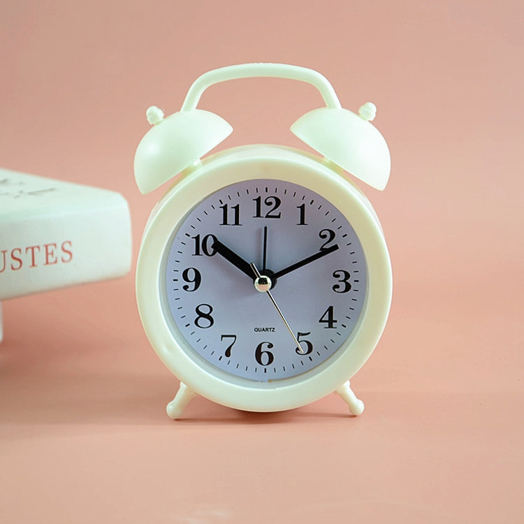 2 PCS Student Bed Small Alarm Clock Desk Alarm Clock