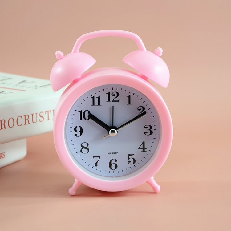 2 PCS Student Bed Small Alarm Clock Desk Alarm Clock