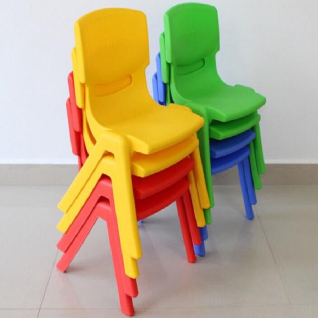 24cm Seat Height Safety Thicken Kindergarten Child Chair Small Stool Backrest Chair