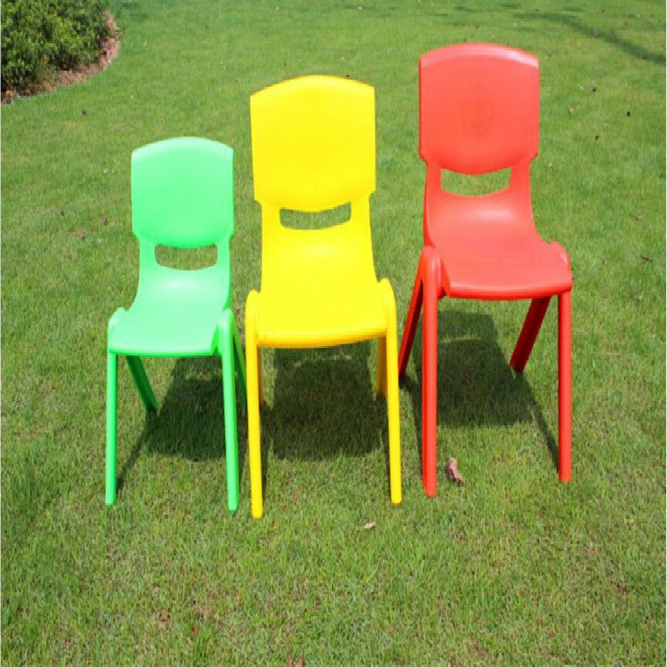 24cm Seat Height Safety Thicken Kindergarten Child Chair Small Stool Backrest Chair