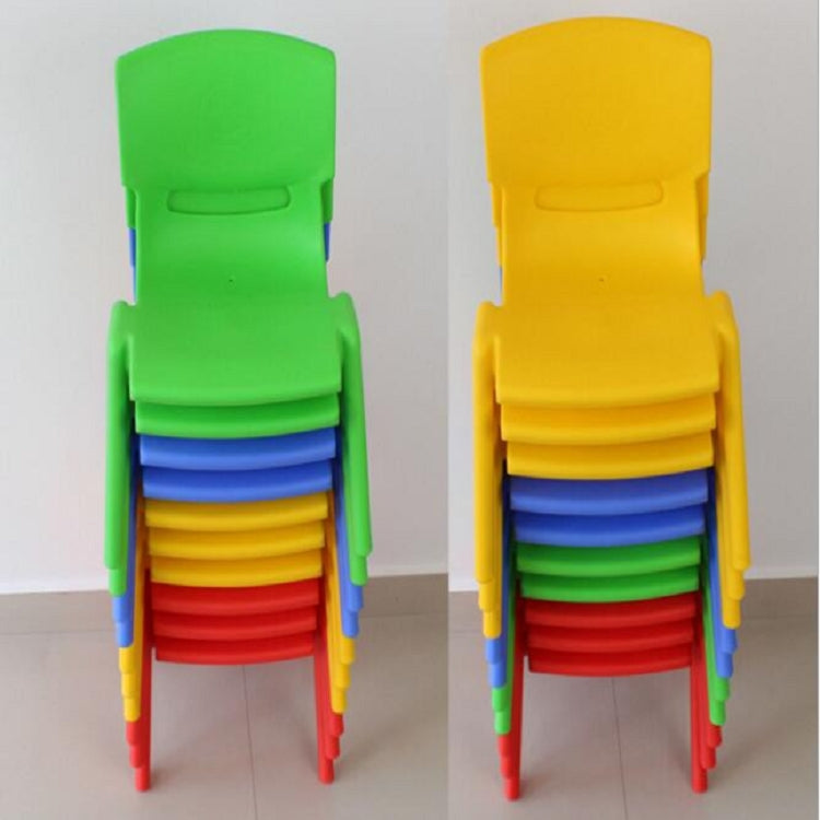 24cm Seat Height Safety Thicken Kindergarten Child Chair Small Stool Backrest Chair