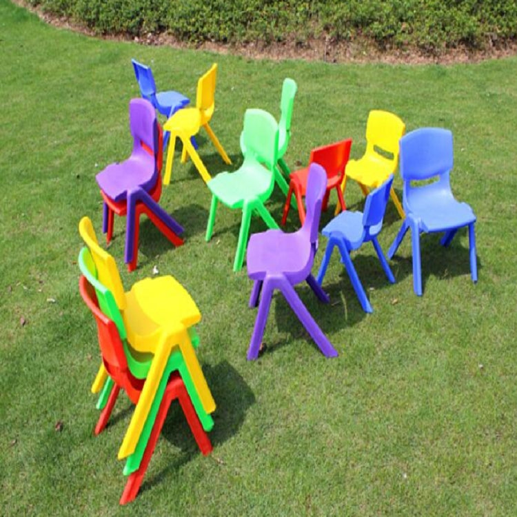 24cm Seat Height Safety Thicken Kindergarten Child Chair Small Stool Backrest Chair