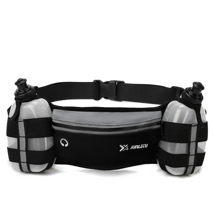 JUNLETU 1075  Outdoor Sports Waist Bag Multifunctional Fitness Running Phone Bag with Dual Water Bottle Pockets
