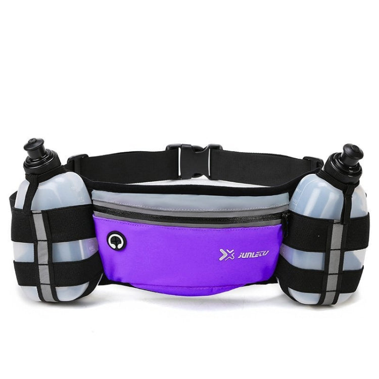 JUNLETU 1075  Outdoor Sports Waist Bag Multifunctional Fitness Running Phone Bag with Dual Water Bottle Pockets