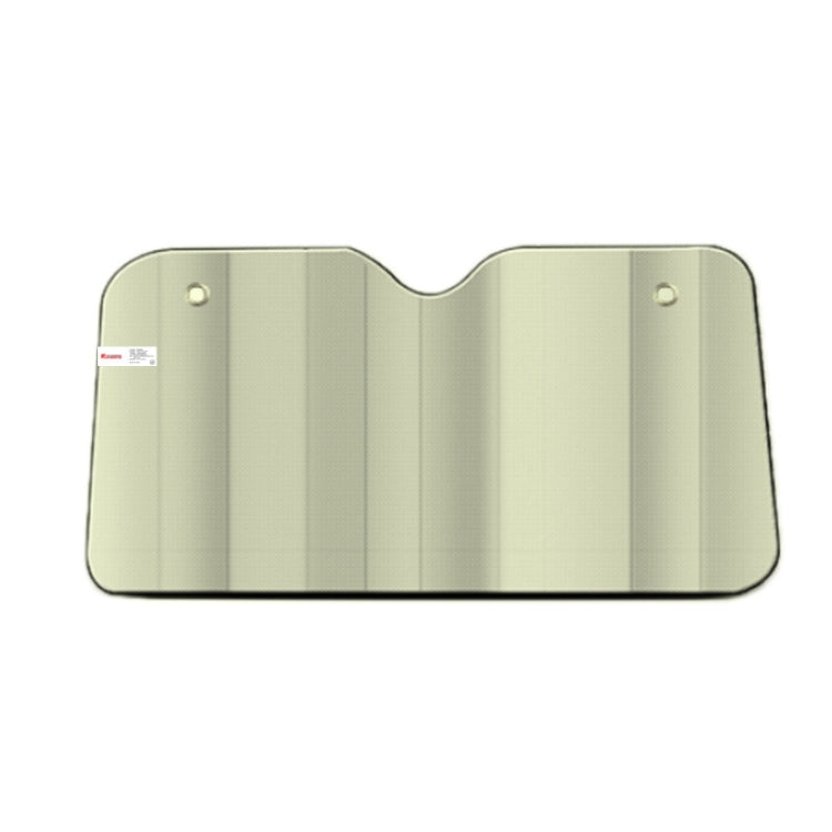 Aluminum Foil Five-Layer Thickening Car Sunscreen Heat Insulation Sun Visor 145x70cm Gold