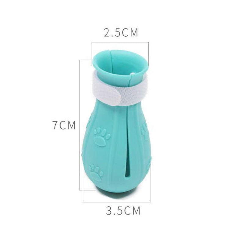 2 Sets Multi-Function Washing Cat Foot Set Cat Taking Bath Cutting Nail Anti-Grasping Silicone Shoes