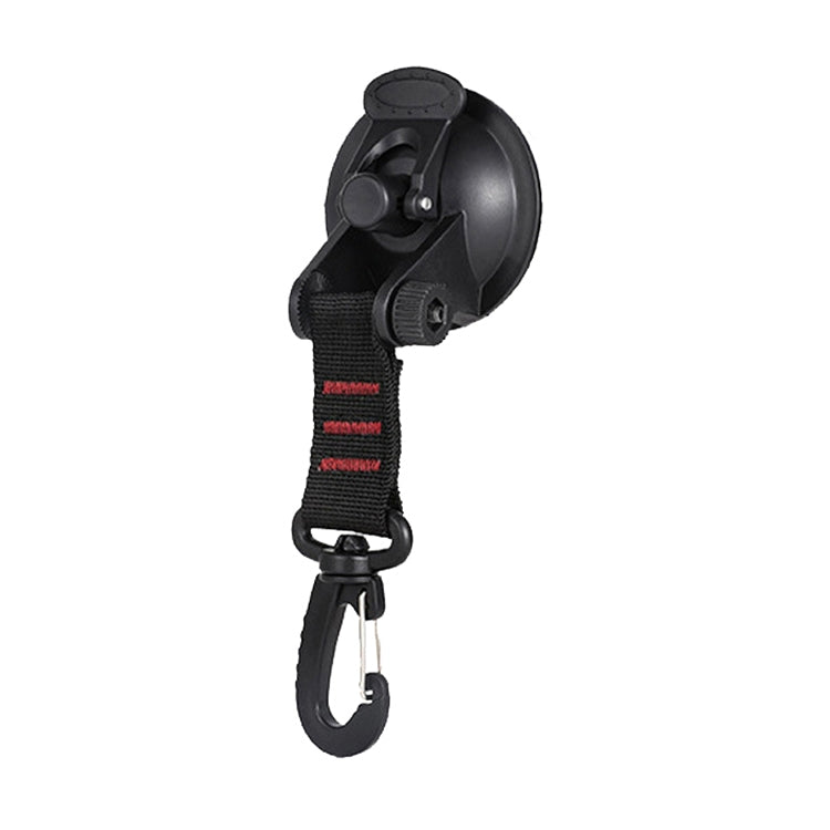 3 PCS Car Tent Suction Cup Home Users Outside Travel Portable Suction Cup Hook Round Carabiner