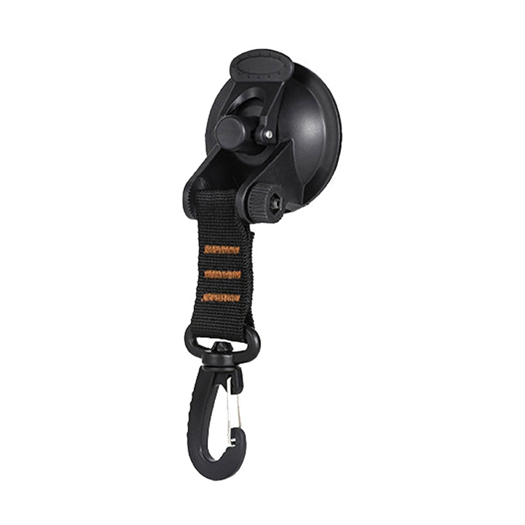 3 PCS Car Tent Suction Cup Home Users Outside Travel Portable Suction Cup Hook Round Carabiner