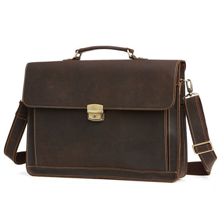 Men Business Briefcase 15.6-Inch Multi-Function Computer Handbag