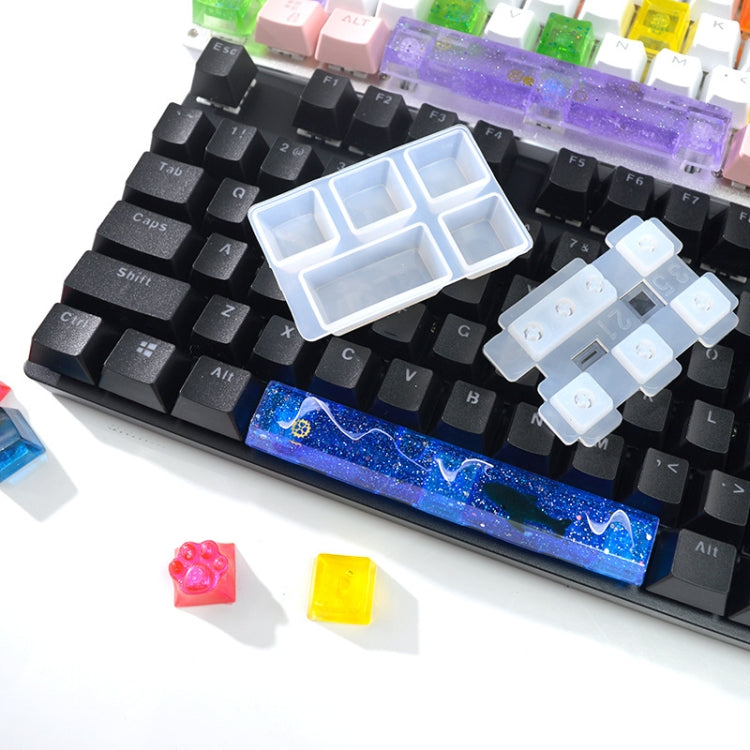 2 PCS DIY Keycap Silicone Mold OEM Mechanical Keyboard Silicone Mold, Style: MD3525