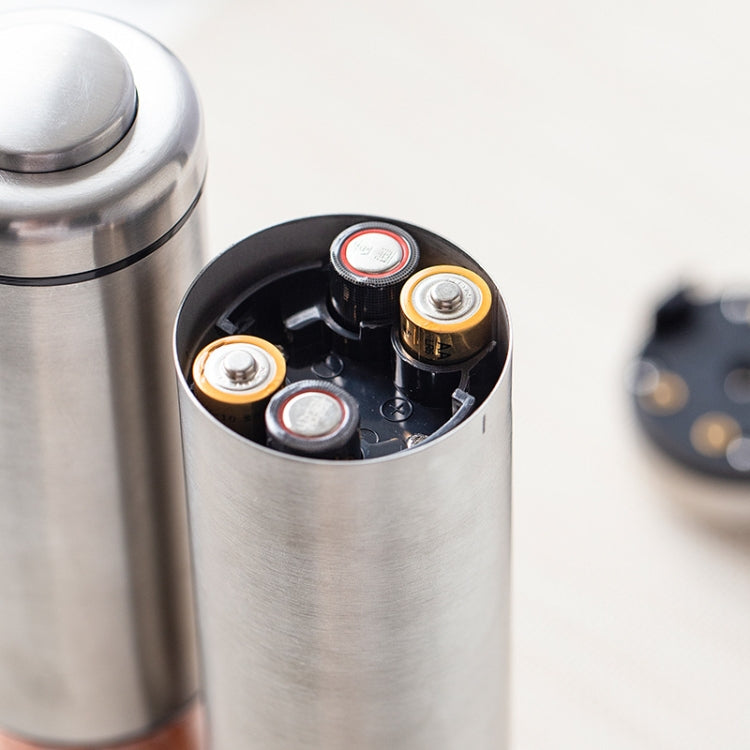 Stainless Steel Electric Pepper Grinder Set(2 PCS / Set)